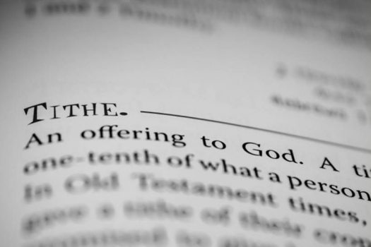 bible says about tithing