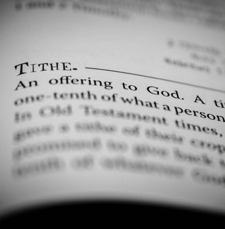 bible says about tithing